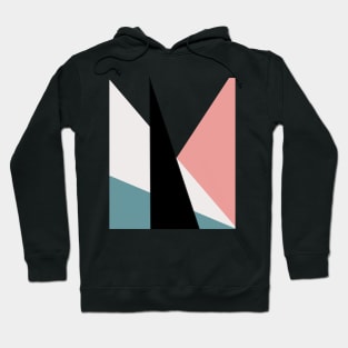 colorful futuristic triangles Hoodie